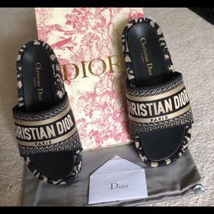 Dior Platform Slides